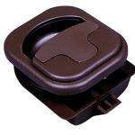 Tirador de muebles standar ovalado empotrable caravana autocaravana camper - Ref. 524200