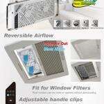 Ventilador extractor de ventana o claraboya de techo reversible 12V