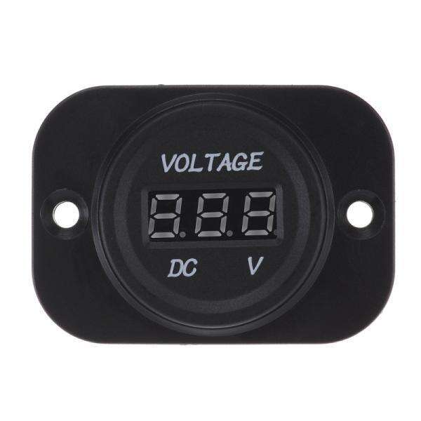Voltimetro dijital autocaravana empotrable. - Ref. VR-007