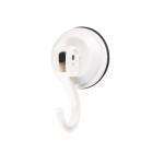 Juego de 2 ventosas con gancho blancas