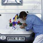 Adhesivo Mapa de Europa y pega el pais donde has viajado.