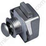 Cierre armario Mini Push Look Gris plata mate