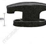 Cierre de plástico para puertas 14mm