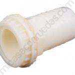 Conexión plástico recta depósito 40mm