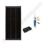Kit Placa Solar Vechline Deep Power 150W Regulador MPPT
