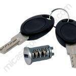 Llave con bombín sistema HSC para puerta