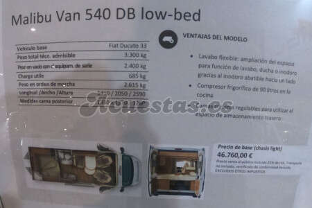 Carthago Malibu Van 540 DB low-bed