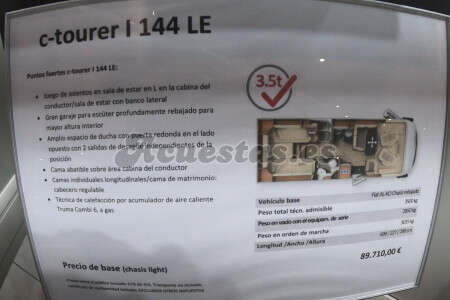 Carthago C Tourer I 144 LE Lightweight