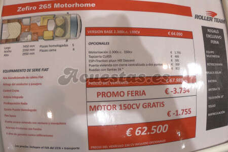 Roller Team Zefiro 265 Motorhome