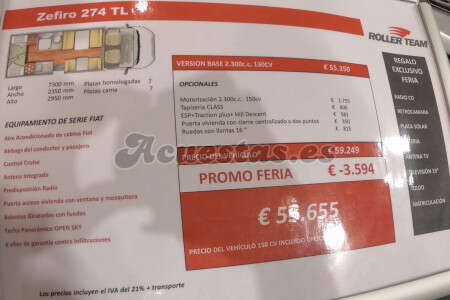 Roller Team Zefiro 274 TL