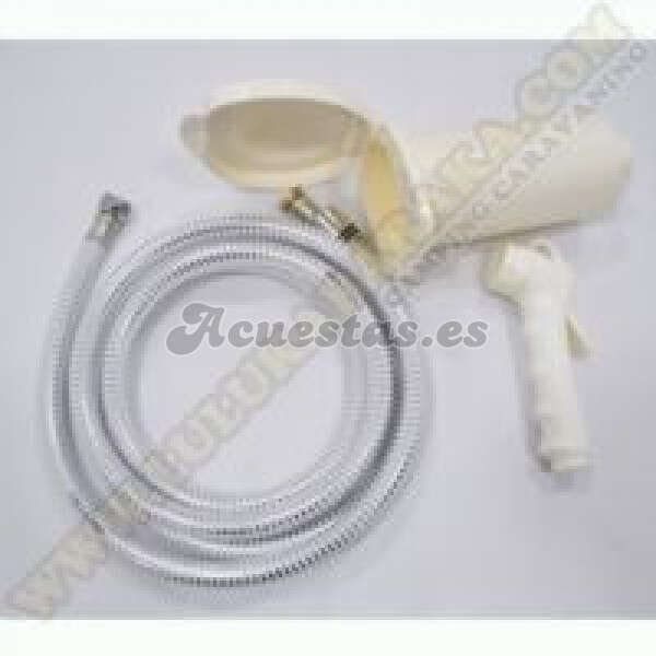 Toma ducha con manguera