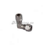 Codo para gas hermeto tubería cobre 8mm