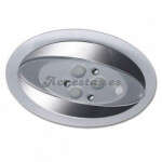 Plafon oval - 18 led  interruptor táctil con dimmer