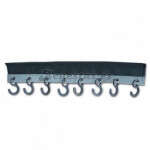 8 ganchos con fijación velcro