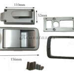 Cerradura de puerta metálica grande caravana ó autocaravana Ref.066030 - Ref. 066030