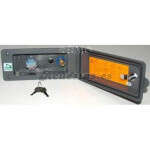 Toma de ducha rapida con mezclador y interruptor gris