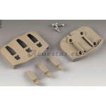 Soporte pared con 3 ganchos plegables