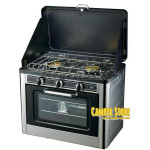 Cocina con un fuego CAN PV1320-S vidrio - CamperStore