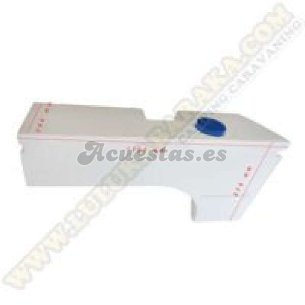 Depósito agua 112 l. paso de rueda - 1254x670x290 mm