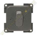 Interruptor marco antracita con luz Led