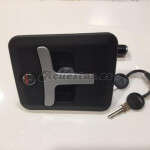 Cerradura exterior ZADI con regulacion de pestillo interior  y cierre interior regulable