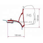 Adaptador fiammakit vw t5/t6 transporter multivan