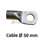 Terminal redondo para cable de 50 mm