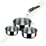 Juego de cazos antiadherentes Porthos Line