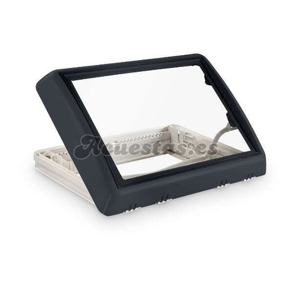 Claraboya GRIS MIDI HEKI 700X500 - PALANCA