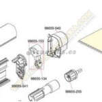 Tapa F45S Polar White derecha