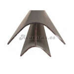 Perfil de aluminio 2 m (angulo corto)