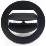 Salida Ø 60 - Obturable - NEGRA