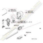 Tapa F45S Titanium derecha