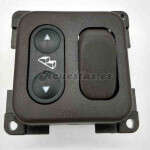 Interruptor marrón doble escalón + luz