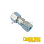 Empalme recto ermeto gas 8 mm