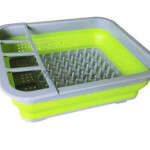 Escurreplatos plegable SILICONA - GREEN