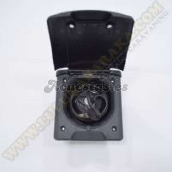 Toma Exterior agua magnética negra