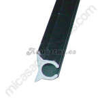 Perfil de aluminio para instalar Bordón ( avance etc )