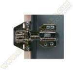 Bisagra de muelle metálica.