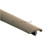 Perfil aplacar de 16mm marron rollo 10 metros