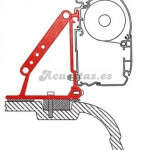 Adaptador fiamma para f45 en vw t5