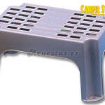 Peldaño o escalón de plástico - Gris