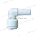 Conector rapido agua 90º 12mm MACHO HEMBRA caravana autocaravana - Ref. 29-RAC906