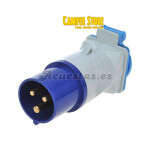 Adaptador Shuko CEE17 macho