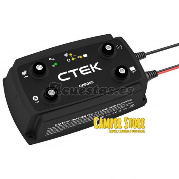 Cargador Booster CTEK D250SE (20A) Euro6 y Regulador Solar