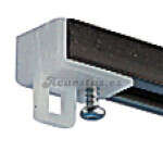Tope final para guia cortina blanca pvc