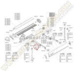 Kit sujeción pata izda. F80S