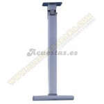 Pie mesa aluminio abatible con base ancha