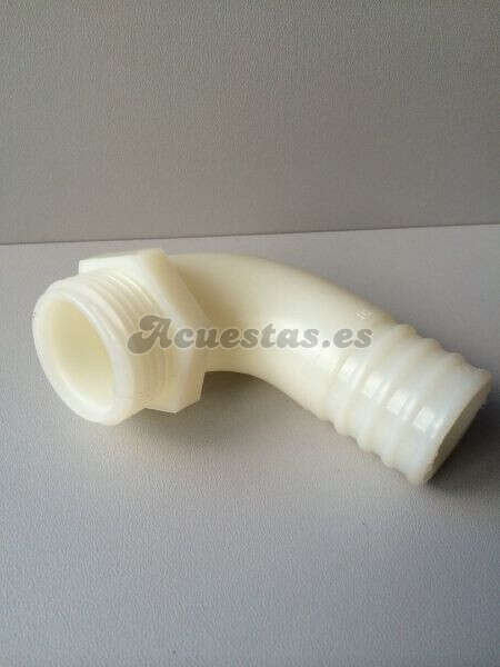 Racor acodado 90º 19mm COMPLETO