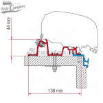 Soporte para toldo F65 y F80s para Ducato, Jumper y Boxer desde 2007 - Fiamma